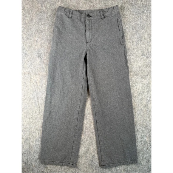 Gymboree Pants Youth Size 12 Gray Cotton Special Occasion Straight-Leg Slacks - Picture 1 of 7